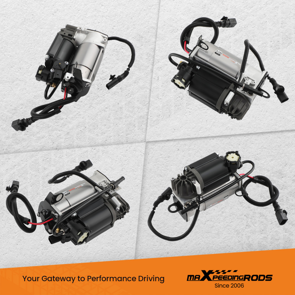 Air Suspension Compressor compatible for Audi A6 C5 4b Allroad 1999-2005 4Z7616007 w/ Relay