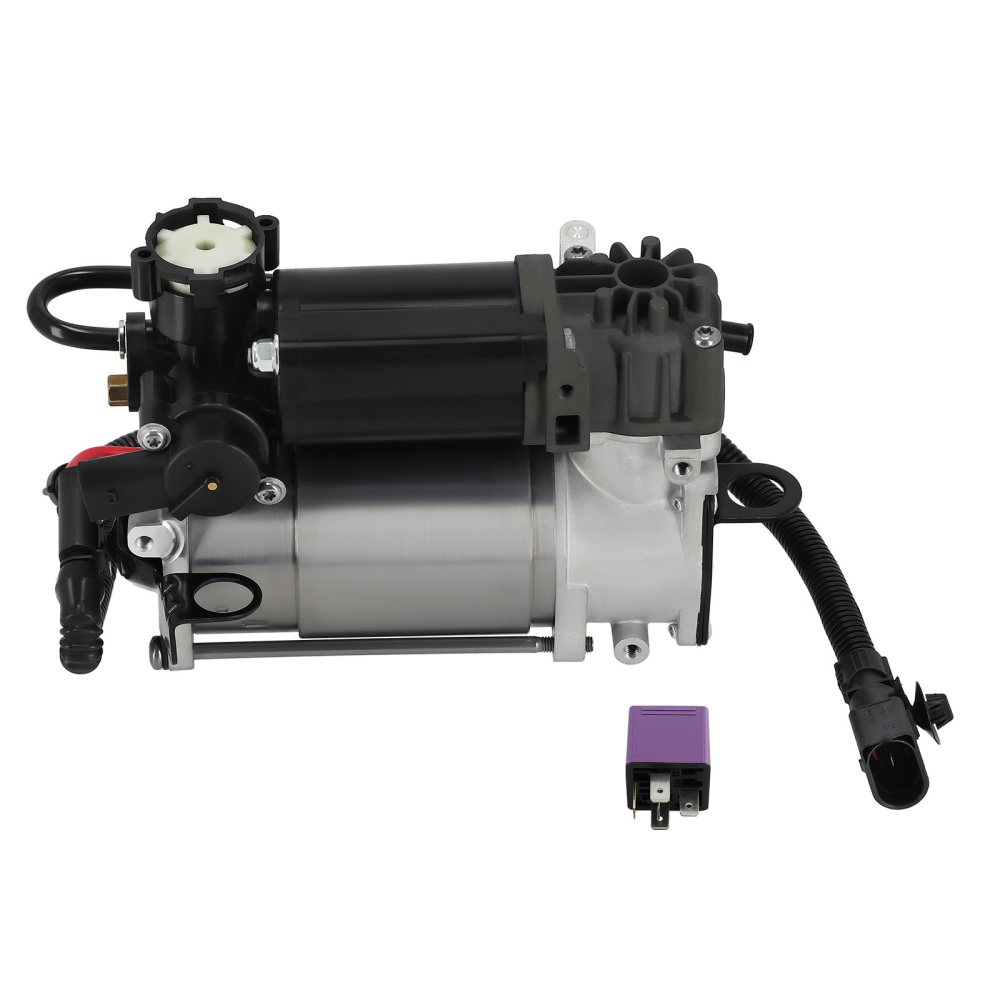 Air Suspension Compressor Pump & Relay Kit compatible for Audi Allroad Quattro C5/4B 01-05