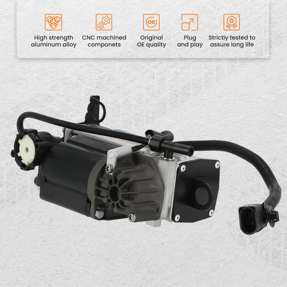 Air Suspension Compressor Pump & Relay Kit compatible for Audi Allroad Quattro C5/4B 01-05