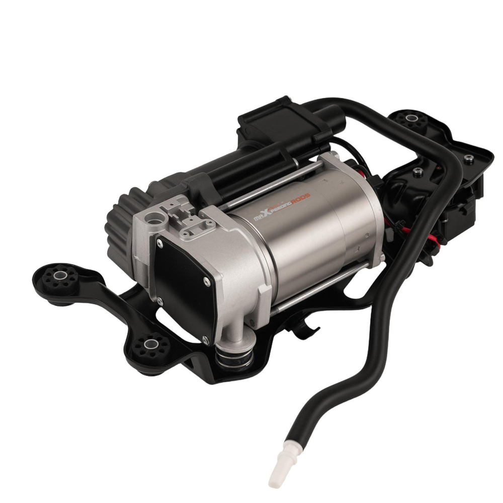 Air Suspension Compressor + Bracket + Valve Block compatible for BMW X5 F15 X6 F16 F85 F86