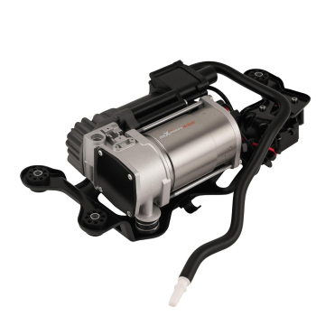 Air Suspension Compressor + Bracket + Valve Block compatible for BMW X5 F15 X6 F16 F85 F86