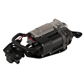 Air Suspension Compressor + Bracket + Valve Block compatible for BMW X5 F15 X6 F16 F85 F86