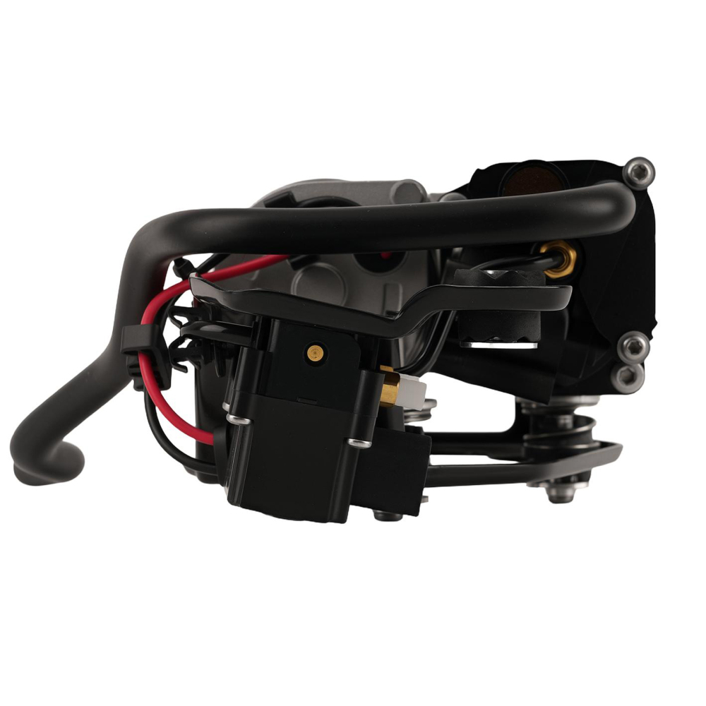 Air Suspension Compressor + Bracket + Valve Block compatible for BMW X5 F15 X6 F16 F85 F86