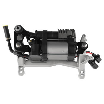 Air Suspension Compressor W/ Bracket compatible for Porsche Cayenne 92A compatible for VW Touareg 7P5 7P6