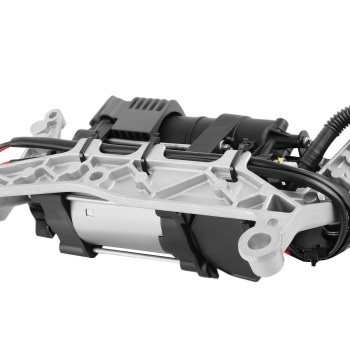 Air Suspension Compressor Pump W/ Bracket compatible for VW Touareg 7P5 7P6 11-18 + Relay