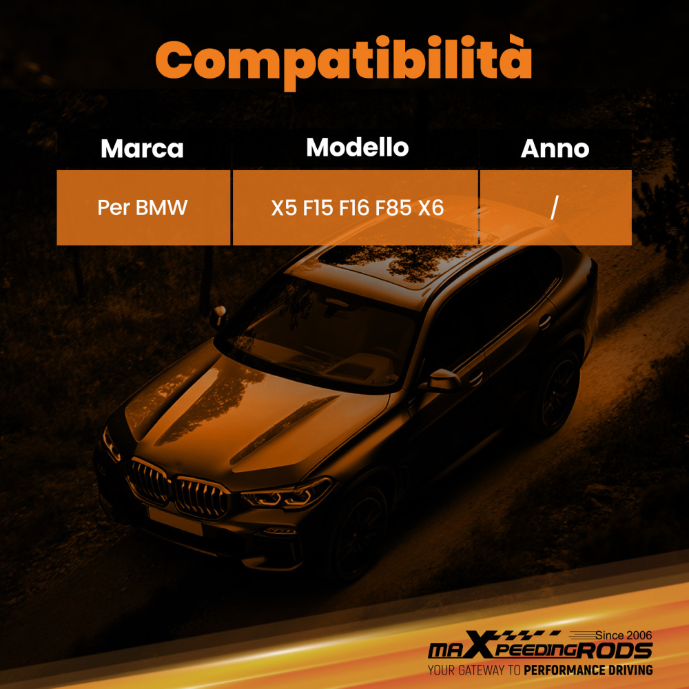 Compressore daria con Supporto + Relè Compatibile per BMW X5 F15 F85 X6 F16 F86 37206850555