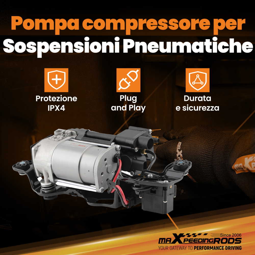 Compressore daria con Supporto + Relè Compatibile per BMW X5 F15 F85 X6 F16 F86 37206850555