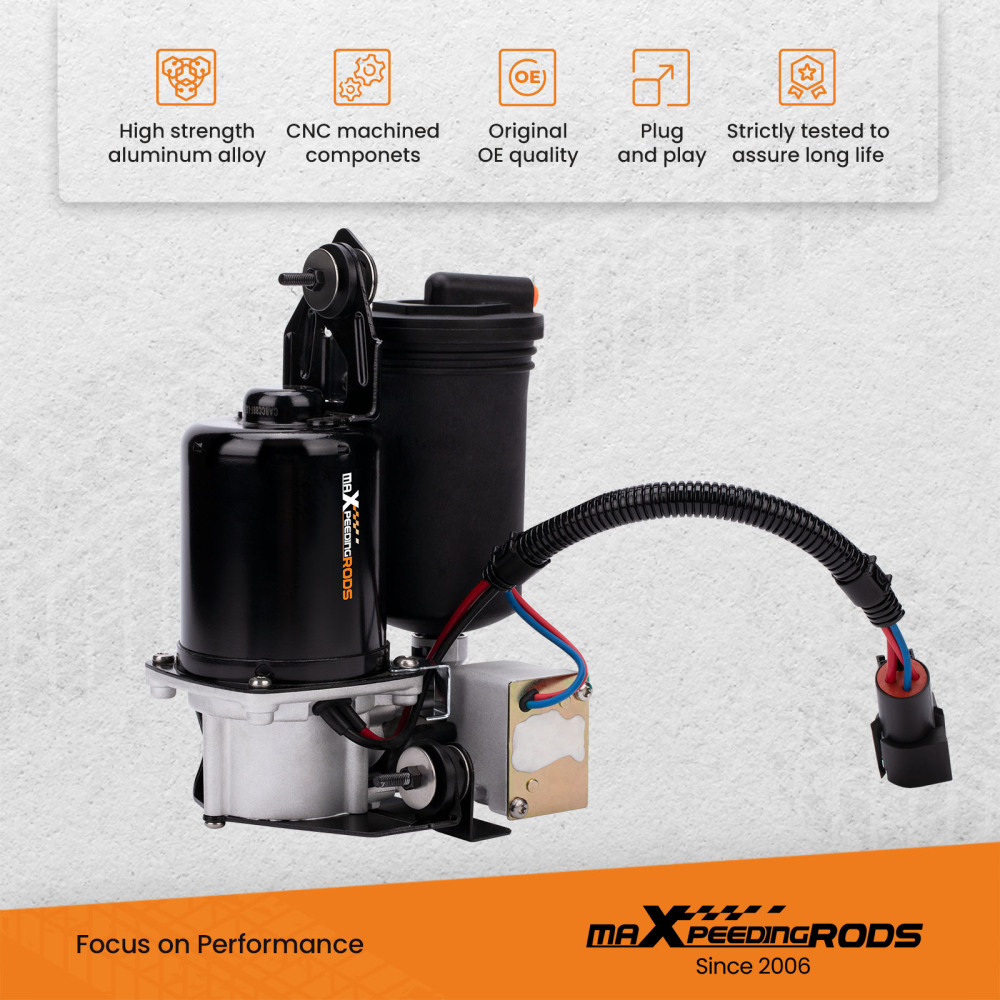 Air Ride Suspension Air Compressor Pump compatible for Lincoln Town Car Grand Marquis Crown