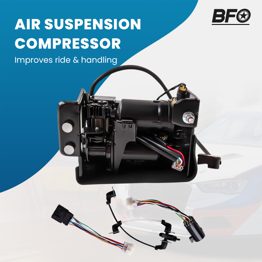 Air Suspension Compressor compatible for Cadillac Compatible for Escalade Premium 8Cyl 2002-2006