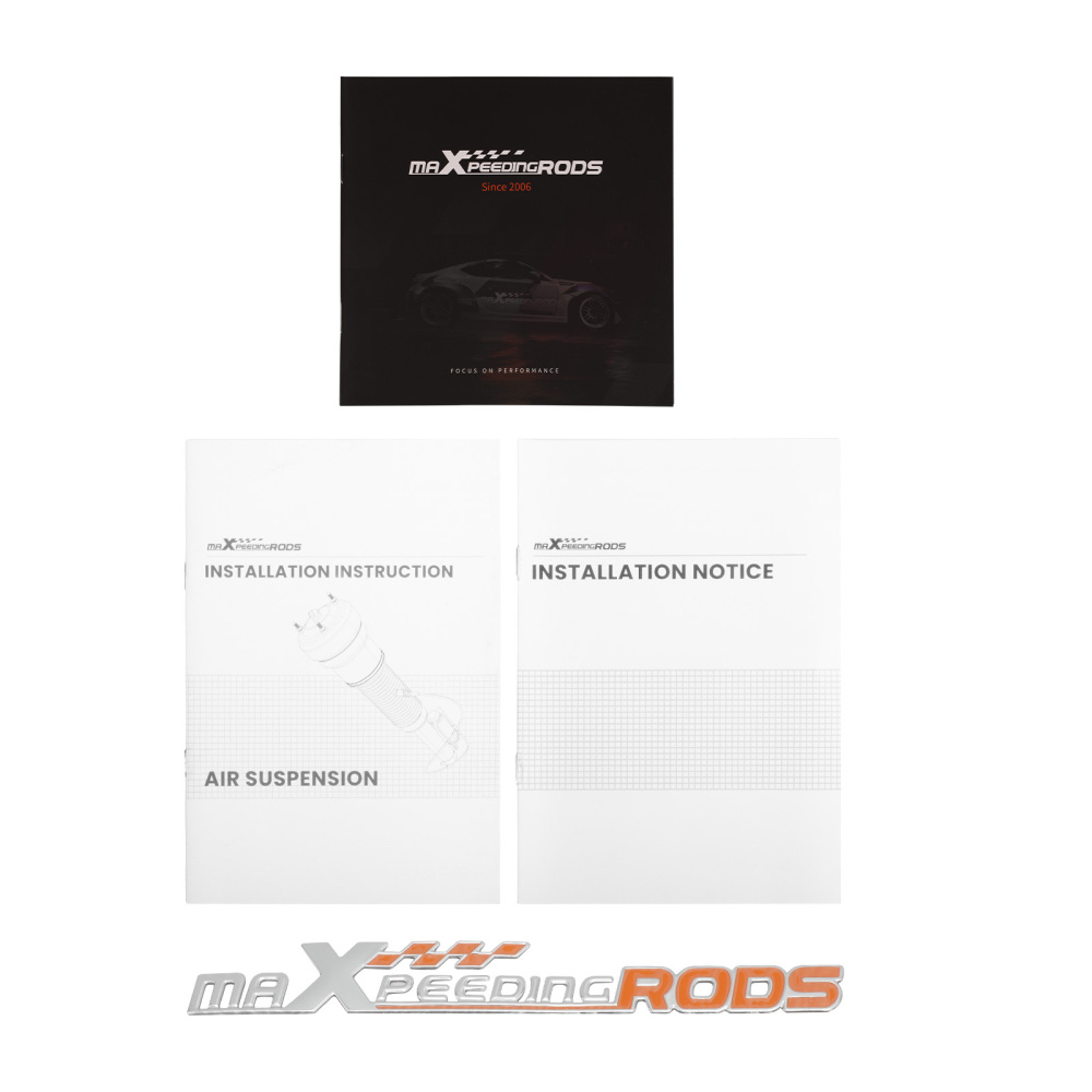 2x Air Suspension Shock + Air Compressor Pump compatible for Cadillac Escalade Suburban GMC