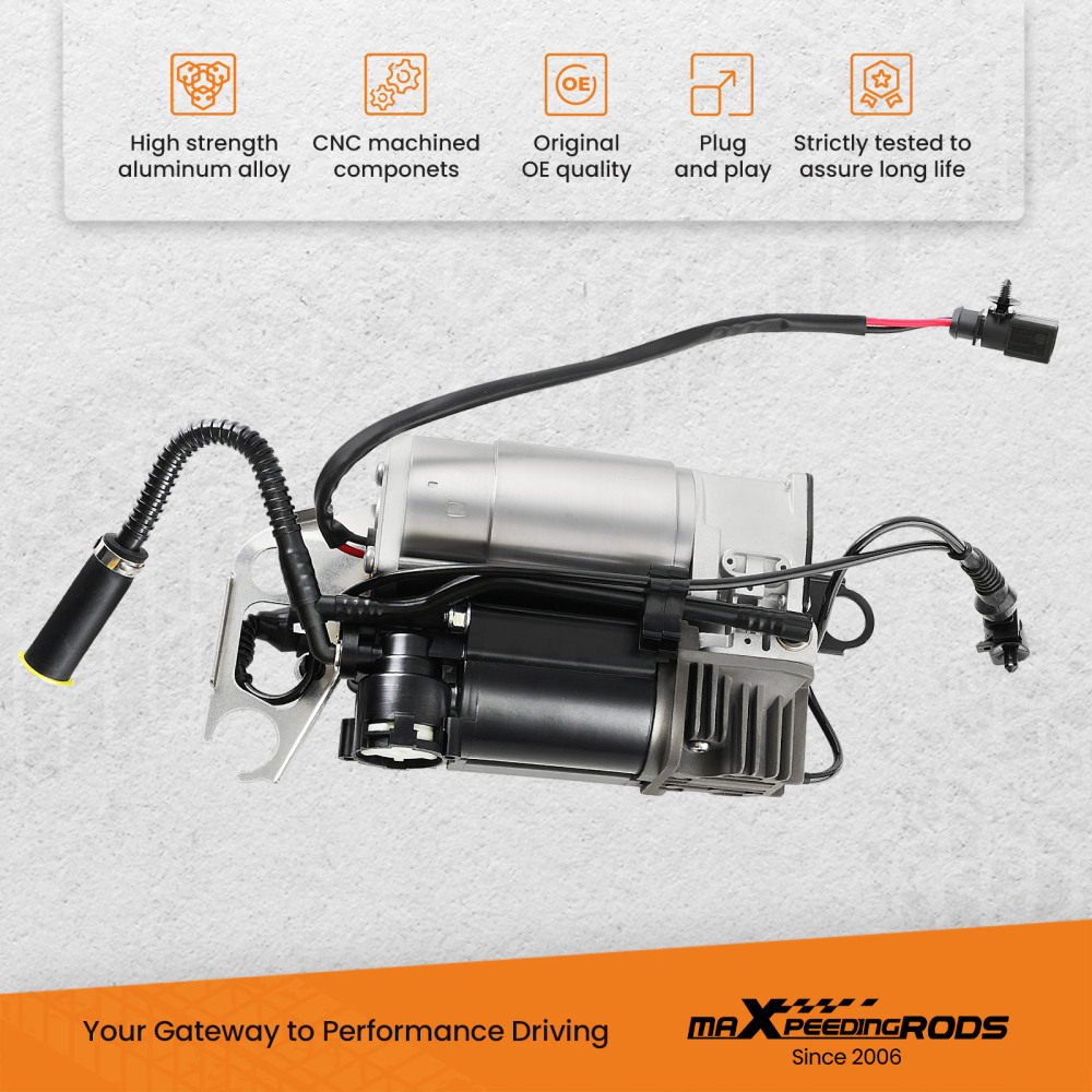 Airmatic Suspension Compressor compatible for VW Touareg compatible for Audi Q7 4L 2006-2015 4L0698007C