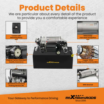 Air Suspension Compressor Bracket compatible for Volkswagen Touareg 7L 2002-2010 7L8616006