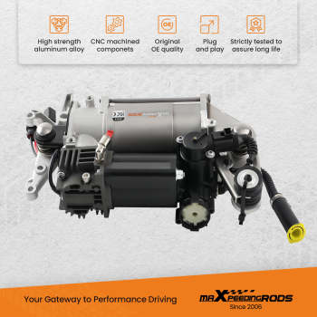 Air Suspension Compressor Bracket compatible for Volkswagen Touareg 7L 2002-2010 7L8616006