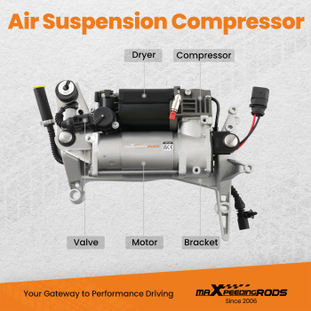 Air Suspension Compressor Bracket compatible for Volkswagen Touareg 7L 2002-2010 7L8616006