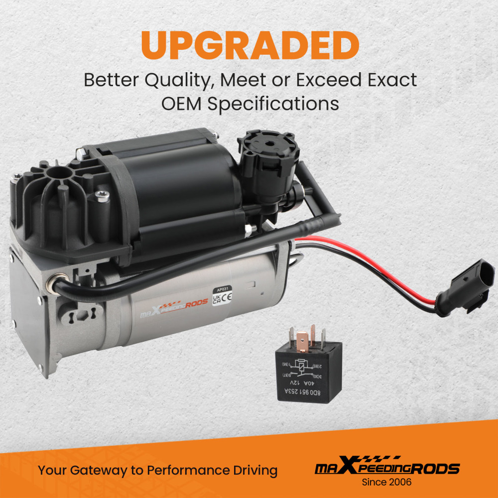 Air Suspension Compressor Pump compatible for Jaguar XJ-series X350 X358 XJ8 XJ6 C2C27702