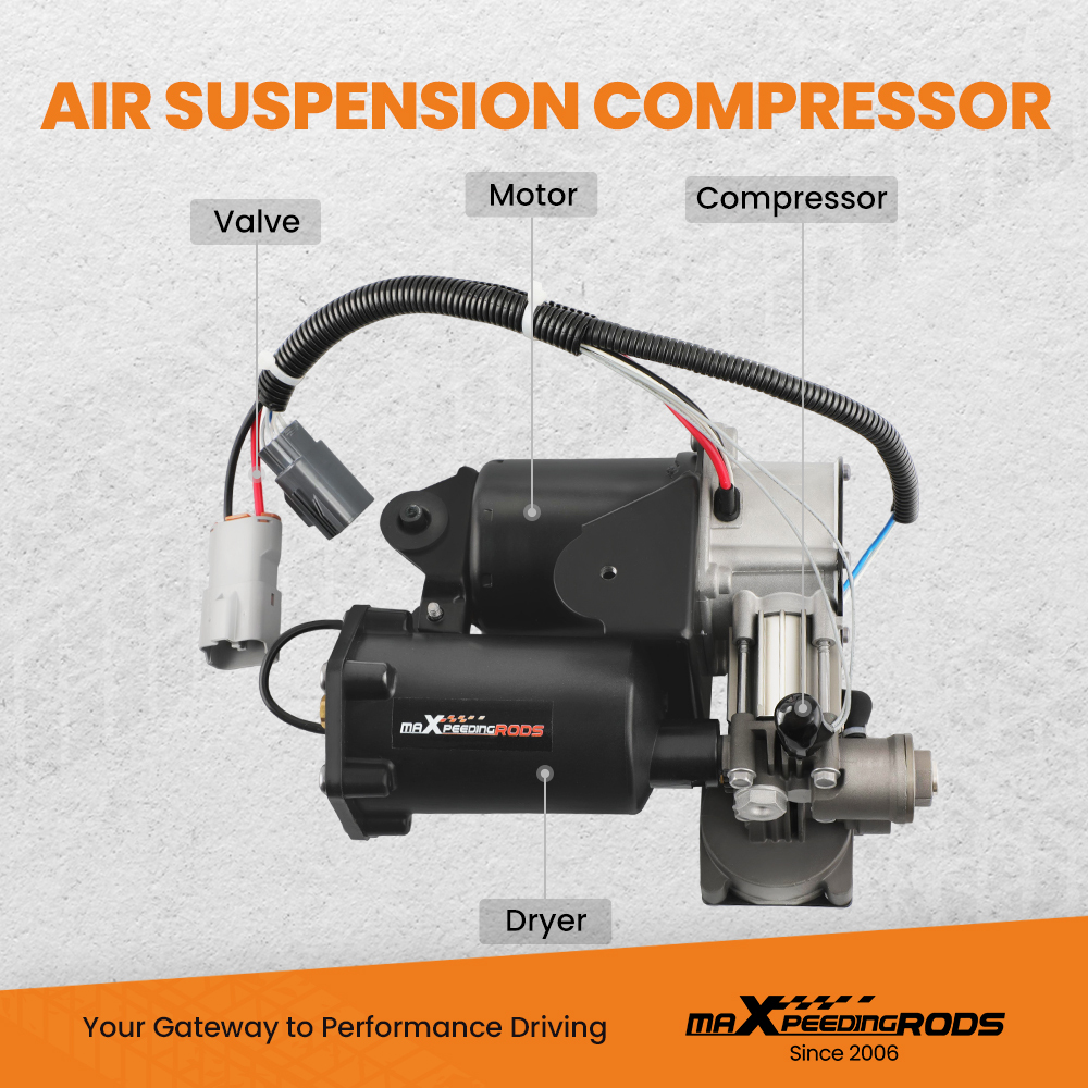 Air Suspension Compressor compatible for Land Rover Compatible for Range Rover Sport LR072537 LR023964