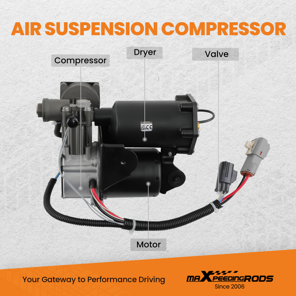 maXpeedingrods Air Suspension Compressor Pump LR023964 for Discovery LR3 LR4 for Sport L320