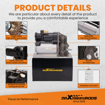 Air Suspension Compressor For Land Roverfor compatible for Range Rover MKIII L322 2002-2012