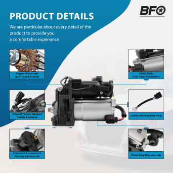  Air Suspension Compressor Pump compatible for LandRover Sport LR3 LR4 LR078650