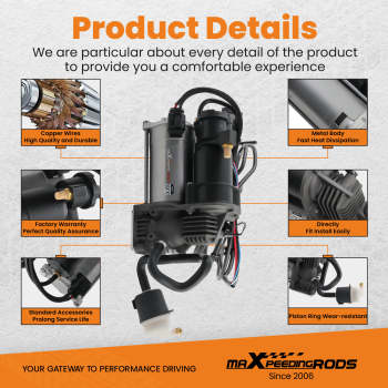 Air Suspension Compressor Pump compatible for Land Rover Range Rover Sport II L494 2014-