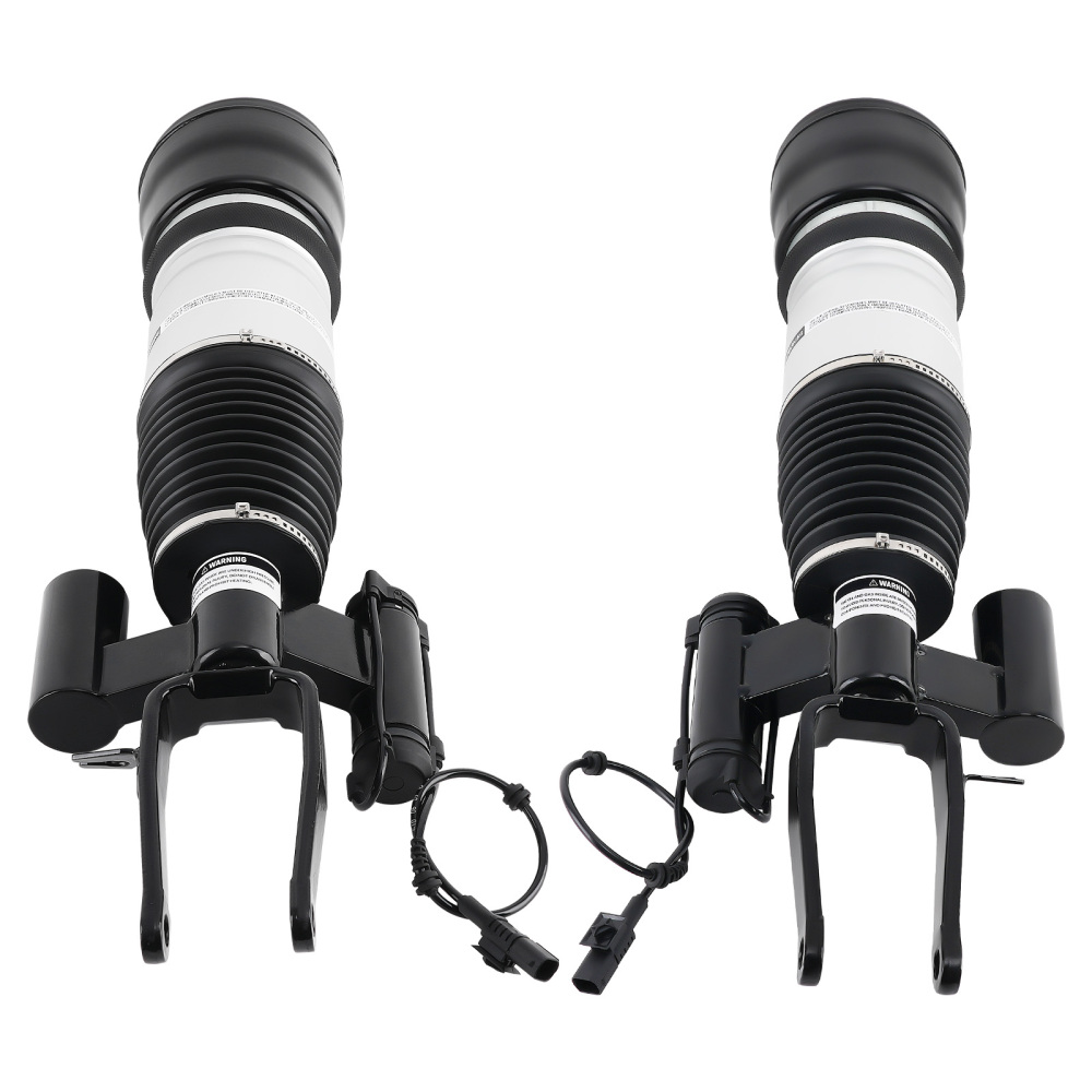 Front Pair Air Shock Strut compatible for Mercedes-Benz W211 E300 E320 E500 4Matic AWD