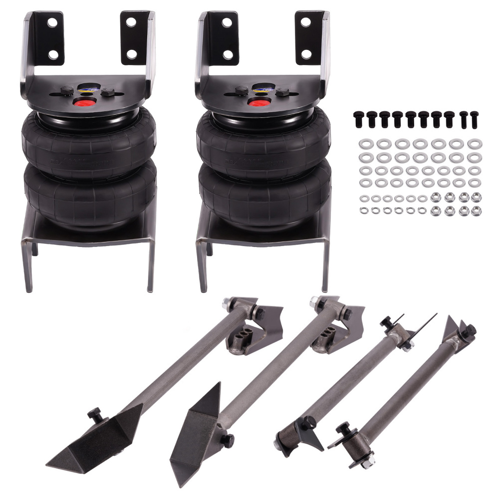 Rear Weld-On 4 Link Air Suspension Kit compatible for Ford F250 compatible for Dodge Ram 1500 2500 Pickup