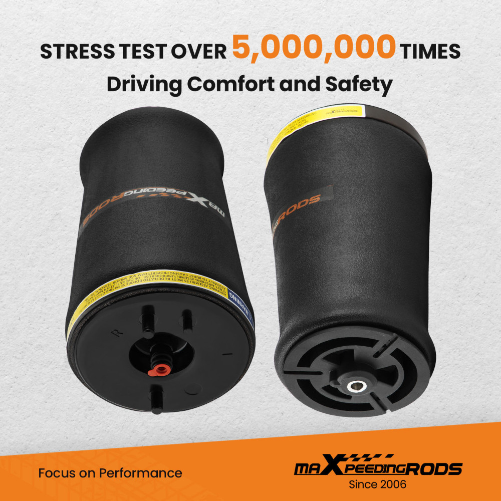 2x Rear Air Ride Suspension Air Spring Bag Bags compatible for BMW 5 Series E39 37121094613