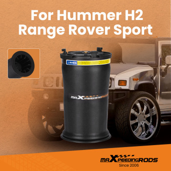 Rear Left/Right Air Shock Suspension Bellows compatible for Hummer H2 2003-2009