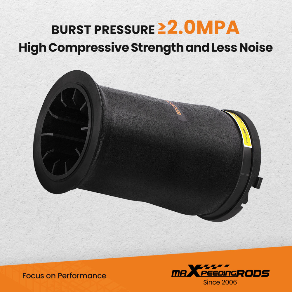 Rear Left/Right Air Shock Suspension Bellows compatible for Hummer H2 2003-2009