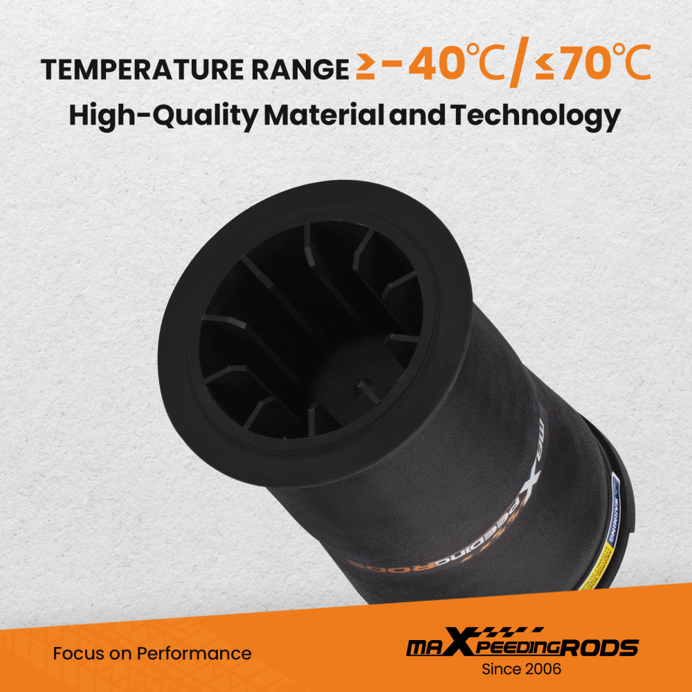 Rear Left/Right Air Shock Suspension Bellows compatible for Hummer H2 2003-2009