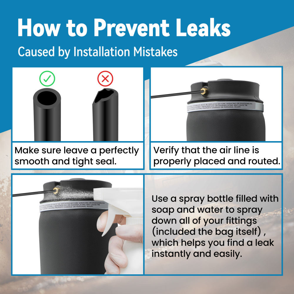 2x Air Suspension Spring Bag Rear compatible for Mercedes ML GL Class W164 X164 Left/Right