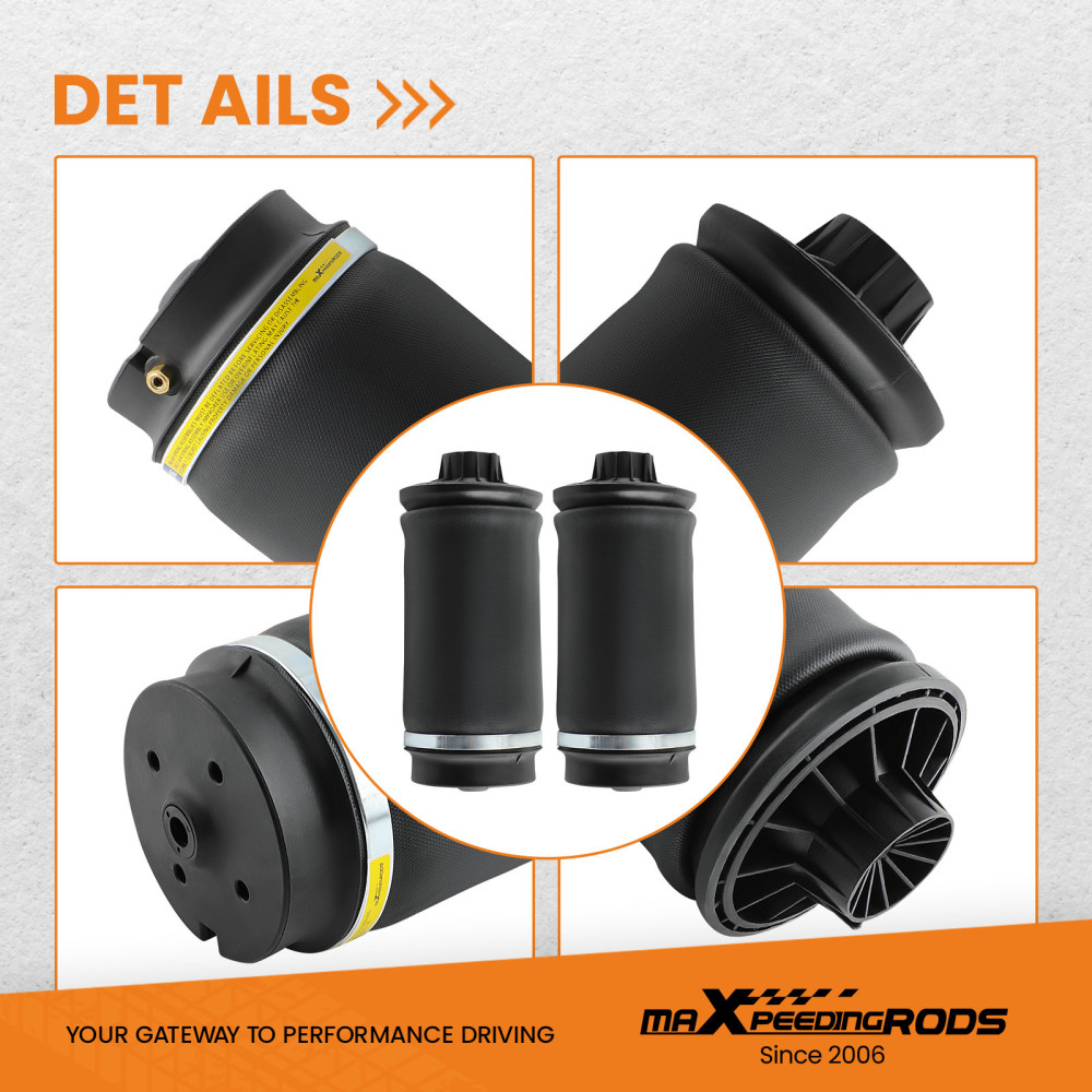 Compatible for Mercedes Benz ML GL Class W164/ X164 Rear Air Suspension Spring 1 Pair