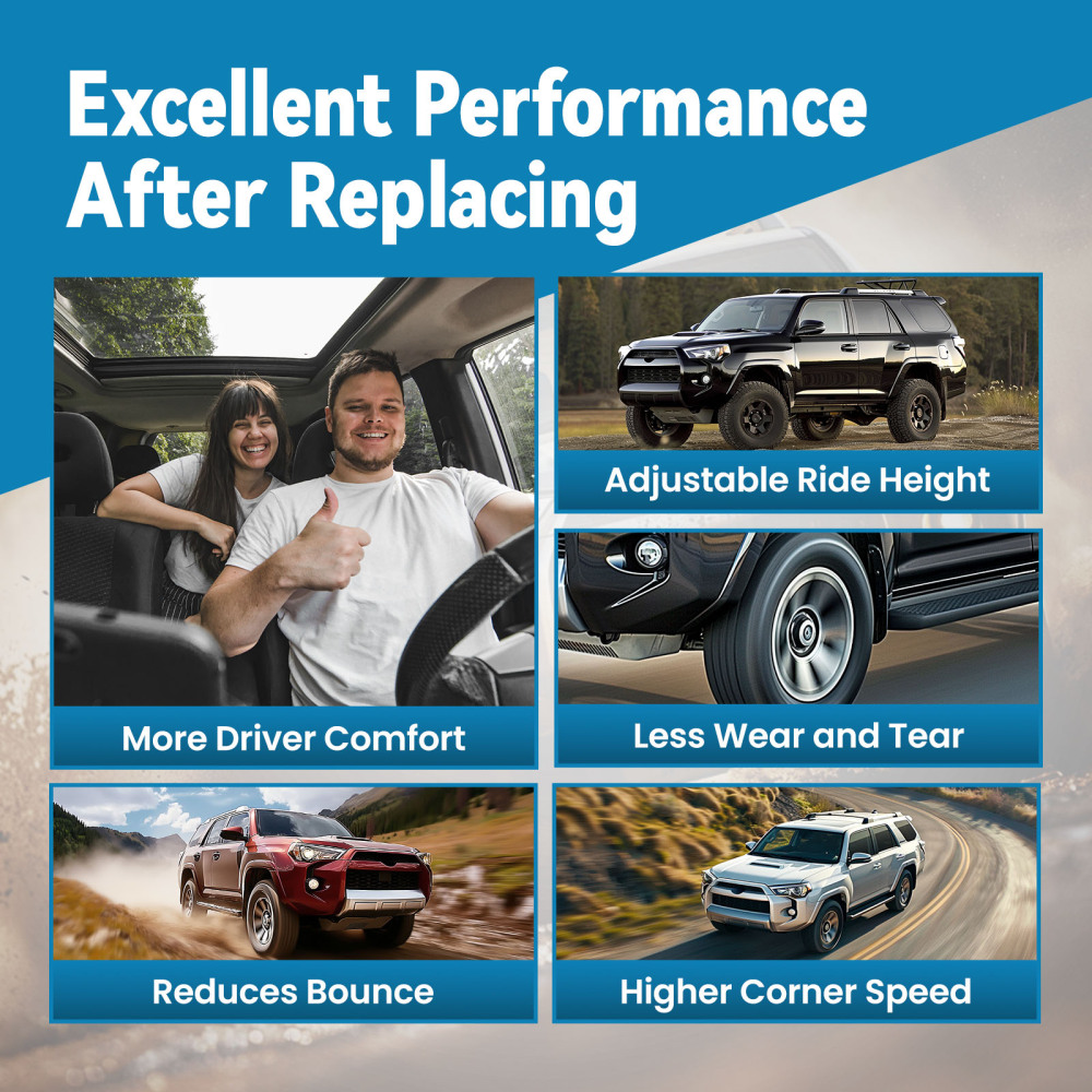 2x Aria Sospensconi Molla Borsa Anteriore compatibile per Mercedes GL M W164 X164 1643206013