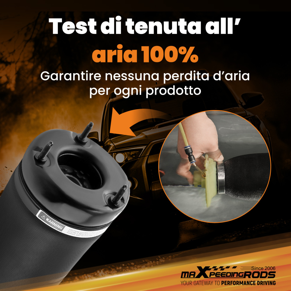 2x Aria Sospensconi Molla Borsa Anteriore compatibile per Mercedes GL M W164 X164 1643206013