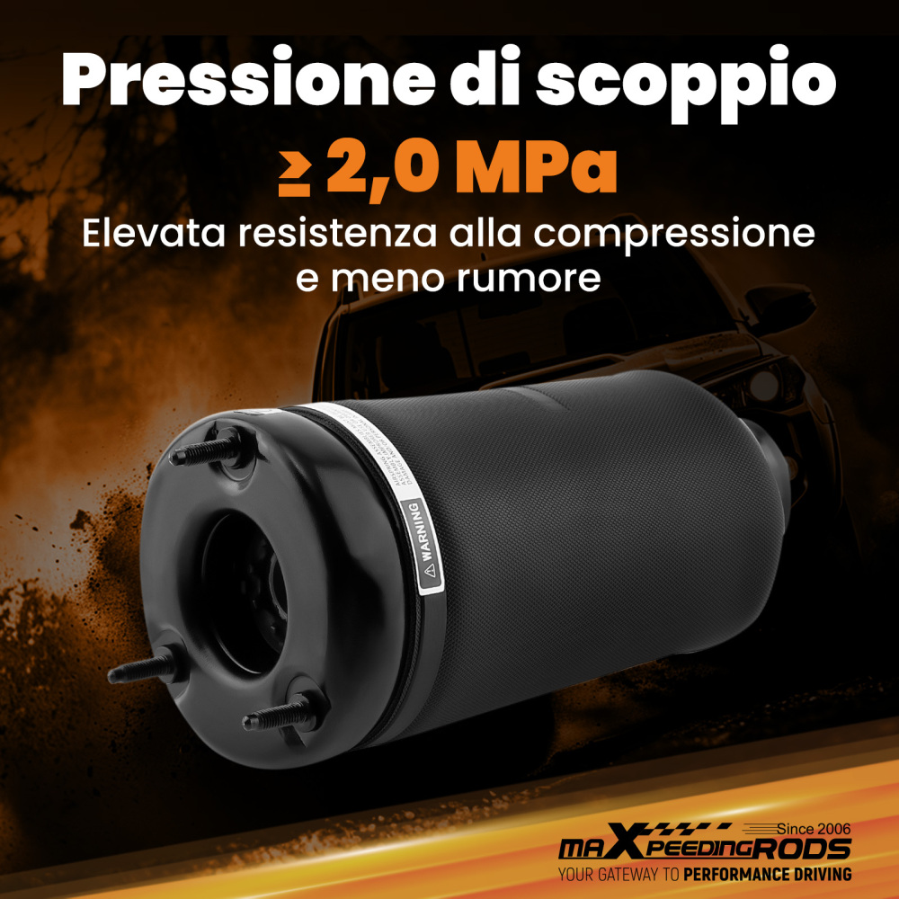 2x Aria Sospensconi Molla Borsa Anteriore compatibile per Mercedes GL M W164 X164 1643206013