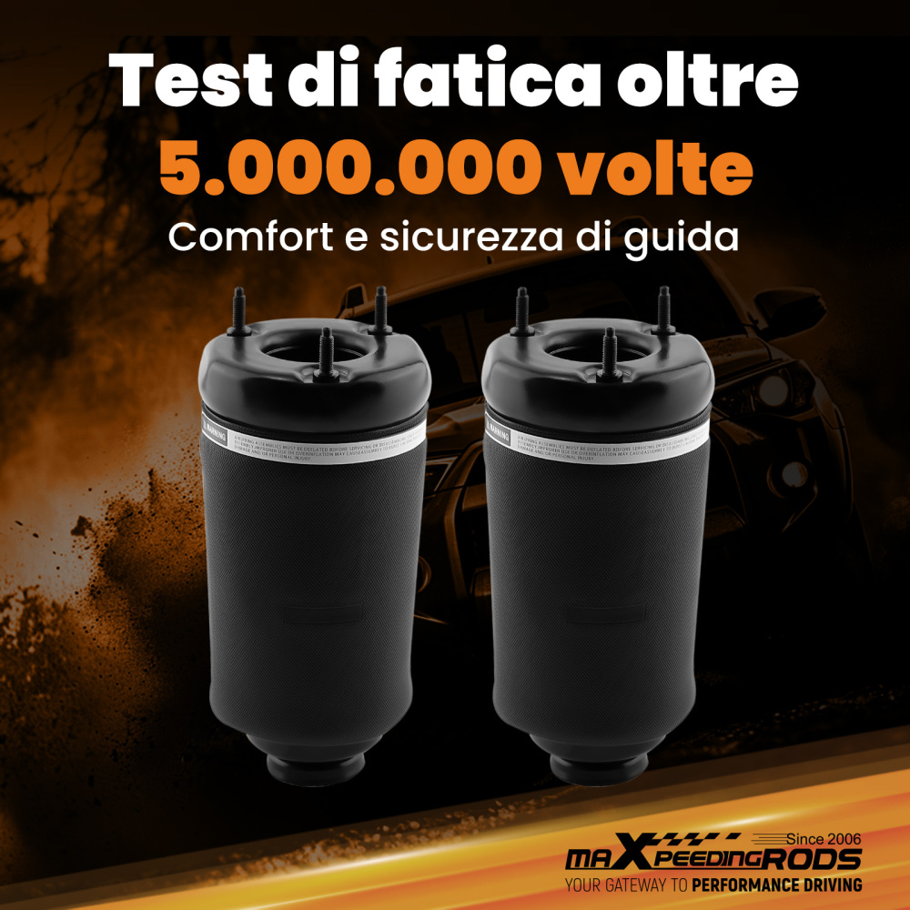 2x Aria Sospensconi Molla Borsa Anteriore compatibile per Mercedes GL M W164 X164 1643206013