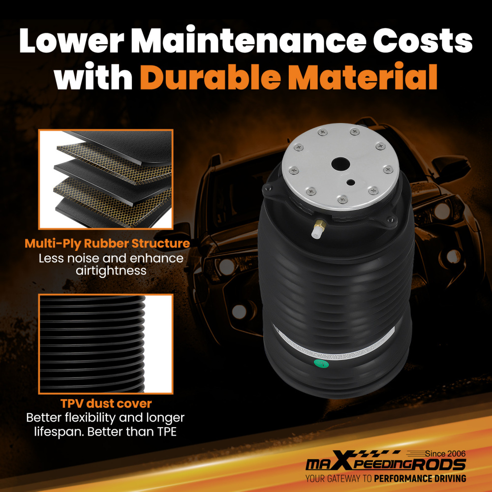 Pair Rear Air Suspension Spring Bag compatible for Mercedes W205 C205 a205 S213 2014-2023