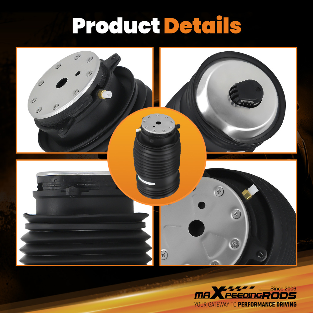 Pair Rear Air Suspension Spring Bag compatible for Mercedes W205 C205 a205 S213 2014-2023