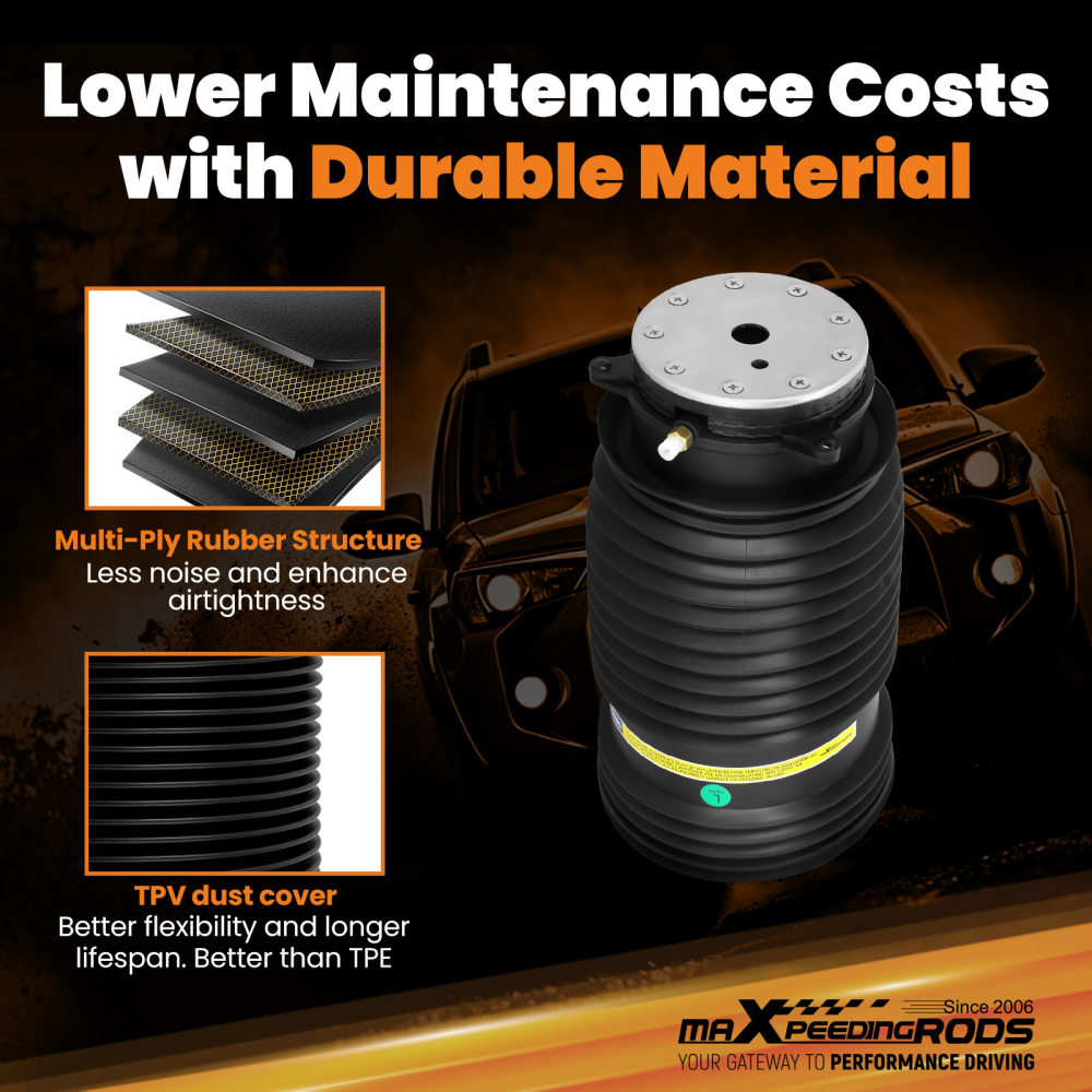 Rear Pair Air Suspension Spring Bag compatible for Mercedes C-Class W205 EQC400 2014-2023