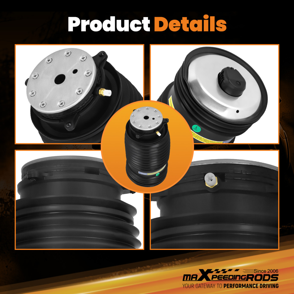 Rear Pair Air Suspension Spring Bag compatible for Mercedes C-Class W205 EQC400 2014-2023