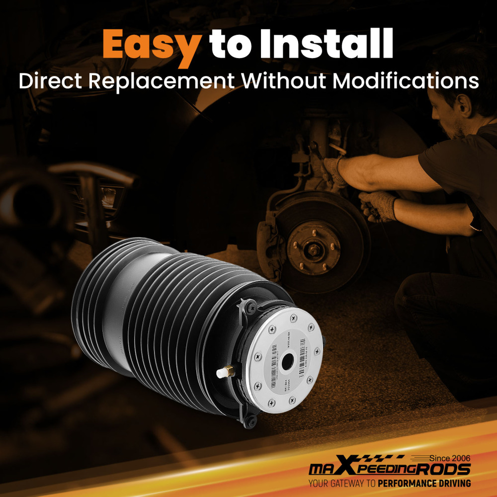 Pair Rear Air Suspension Spring Bag Compressor compatible for Mercedes W205 C205 2014-2023