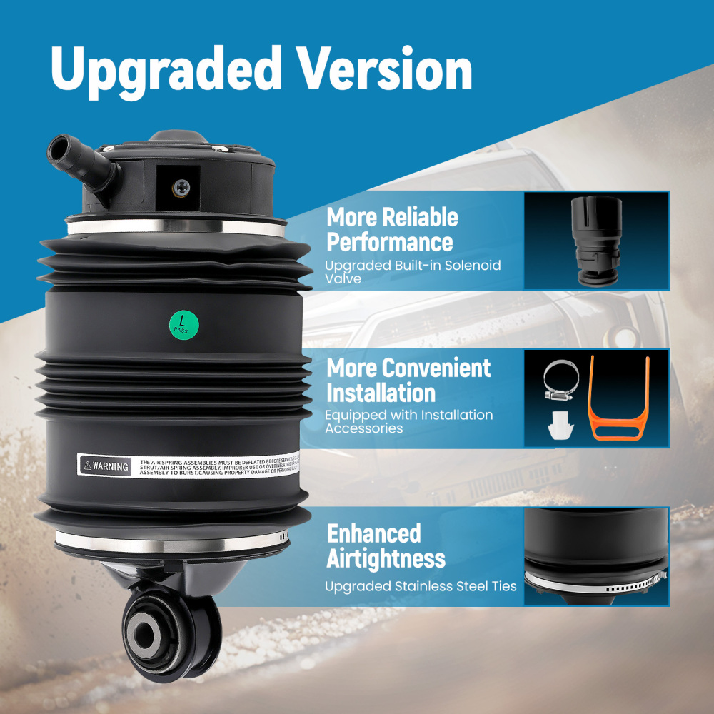 Compatible for Mercedes E-Class W211 CLS-Class W219 Rear Left Air Suspension Spring Bag