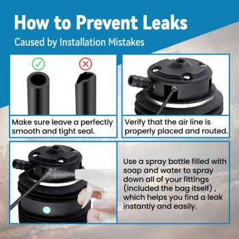 Compatible for Mercedes E-Class W211 CLS-Class W219 Rear Left Air Suspension Spring Bag