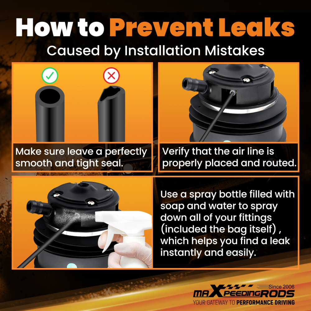 Rear Left Air Suspension Spring Bag compatible for Mercedes EClass W211 CLS-Class W219 3Pin