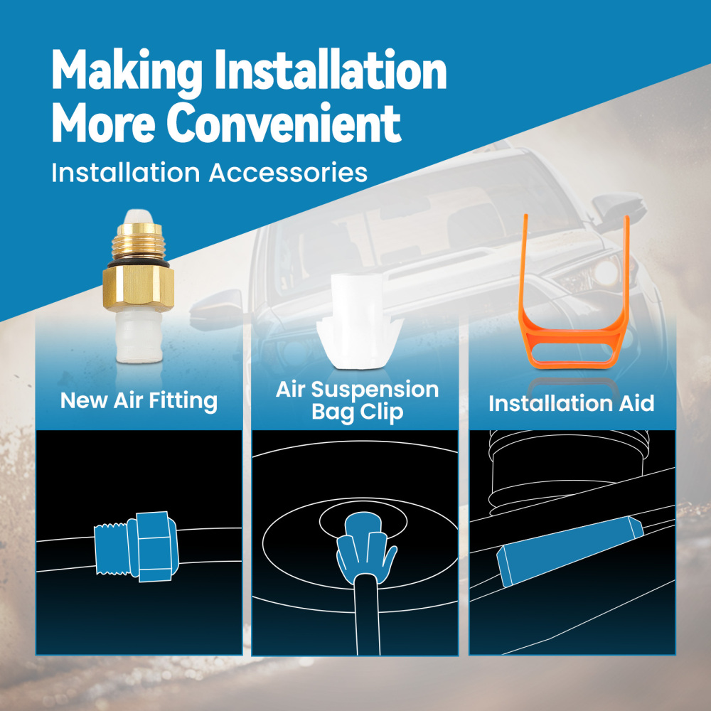 Rear Left Air Suspension Spring Bag compatible for Mercedes EClass W211 CLS-Class W219 3Pin