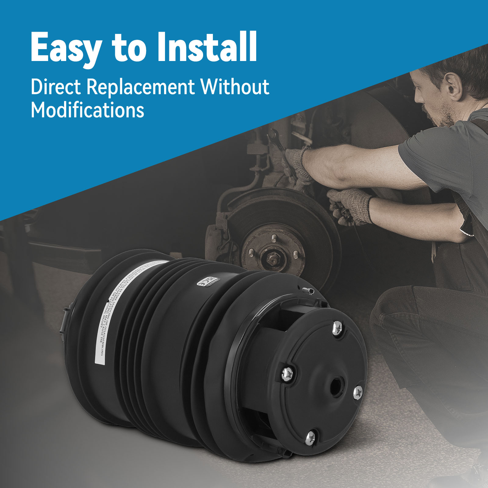 ユウ Air Suspension Spring Rear Left or Right compatible for