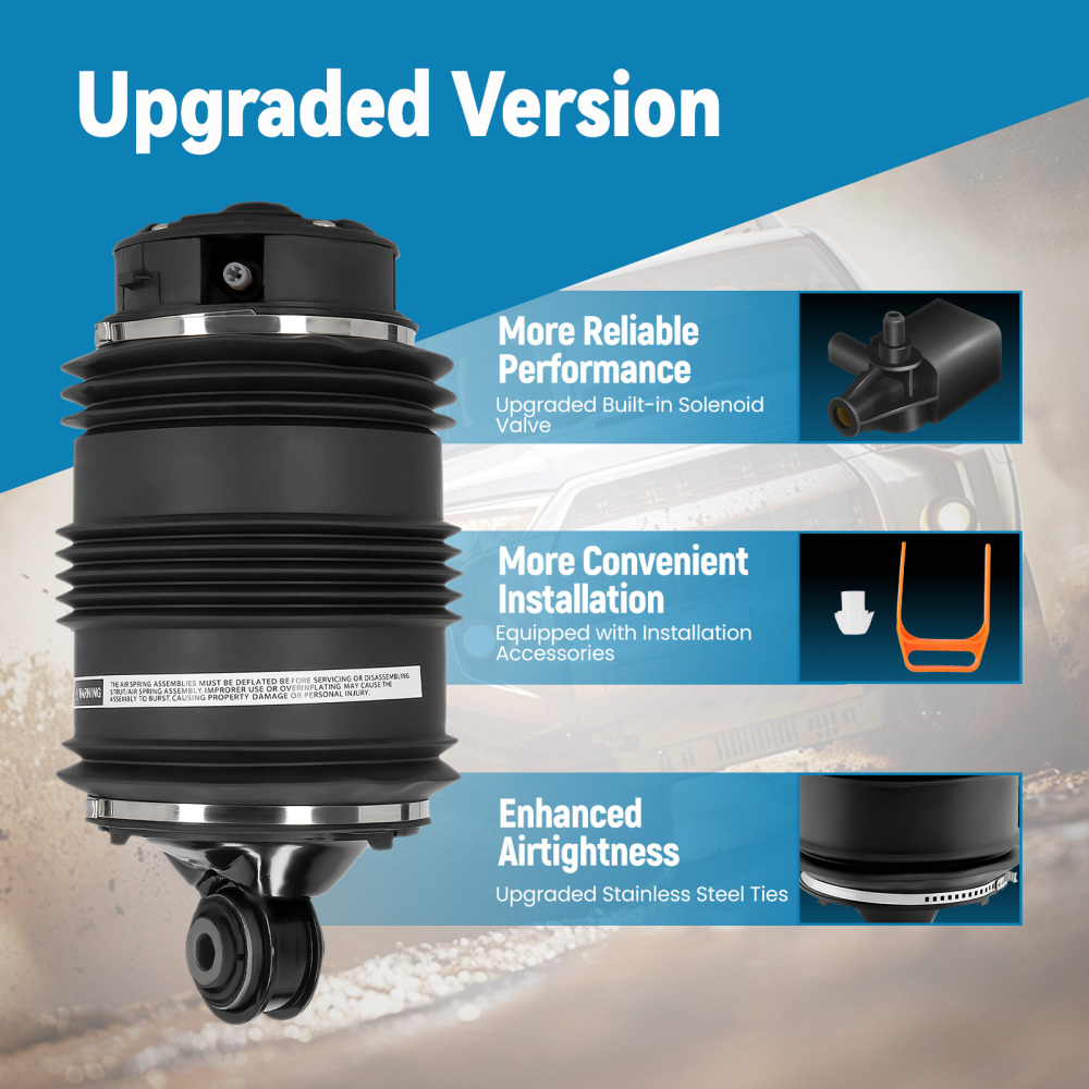 2x Rear Air Suspension Bag 2Pin compatible para Mercedes S211 E-Class T-Model 2113200925