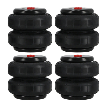 4x Air Lift Spring Bag Shock Strut 2500 lbs Suspension two Bellows 1/2npt port