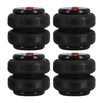 4x Air Lift Spring Bag Shock Strut 2500 lbs Suspension two Bellows 1/2npt port