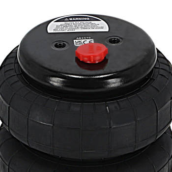 4x Air Lift Spring Bag Shock Strut 2500 lbs Suspension two Bellows 1/2npt port